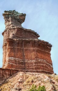 <span style="font-size: 8pt;"><a href="https://commons.wikimedia.org/wiki/File:Lighthouse_Peak_at_Palo_Duro_Canyon.jpg">"Lighthouse Peak at Palo Duro Canyon"</a> by Akarsh Simha </span><br /> <span style="font-size: 8pt;">Licensed under <a href="https://creativecommons.org/licenses/by-sa/4.0/deed.en">CC BY-SA 4.0</a> (unmodified)</span>