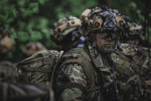 U.S. Army paratroopers assigned to the 173rd Airborne Brigade pull security while participating in Exercise Immediate Response at Pocek Training Area, Slovenia, May 15, 2019. Exercise Immediate Response is a multinational exercise co-led by Croatian Armed Forces, Slovenian Armed Forces, and U.S. Army Europe. The logistics-focused exercise is designed to test and improve the ability to move forces and equipment rapidly from one location to another. The exercise will improve readiness and interoperability among participating allied and partner nations.